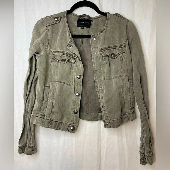 COPY - Lucky Brand Military Jacket Size XS - Picture 1 of 7